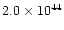 $2.0\times10^{44}$