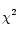 $\chi^{2\strut}$
