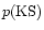 $p({\rm KS})$