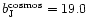 $b_{\rm J}^{\rm cosmos}=19.0$