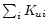 $\sum_{i} K_{ui}$