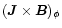 $(\vec J \times \vec B)_\phi$