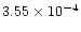 $3.55\times 10^{-4}$