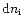 ${\rm d}n_{\rm i}$