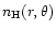 $n_{\rm H} (r,\theta)$