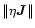 $\Vert\eta \vec{J} \Vert$