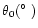 $\theta_0 (\hbox{$^\circ$ })$