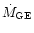 $\dot M_{\rm GE}$
