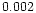 $0.002 \pc$