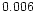 $0.006 \pc$