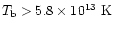 $T_{\rm b} > 5.8 \times 10^{13} \rm ~ K$