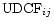 ${\rm UDCF}_{ij}$