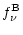 $\displaystyle f^{\rm B}_{\nu}$