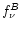 $f^B_{\nu}$