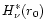 $H_{\nu}^{\ast}(r_0)$