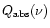 $Q_{\rm abs}(\nu)$