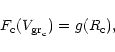 \begin{displaymath}
F_{\rm c}(V_{{\rm gr}_{\rm c}}) = g(R_{\rm c}),
\end{displaymath}