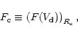 \begin{displaymath}F_{\rm c} \equiv \left(F(V_{\rm d})\right)_{R_{\rm c}},
\end{displaymath}