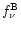 $f^{\rm B}_{\nu}$