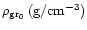 $\rho_{\rm gr_0}\,({\rm g/cm^{-3}})$