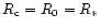 $R_{\rm c}=R_0=R_{\ast}$