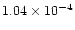 $1.04\times 10^{-4}$