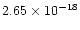 $2.65\times 10^{-18}$