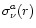 $\sigma_{\nu}^a(r)$