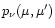 $p_{\nu}(\mu, \mu')$