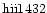 ${\rm hii1432 }$