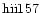 ${\rm hii157 }$