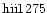 ${\rm hii1275 }$