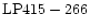 ${\rm LP415-266}$