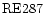 ${\rm RE287}$