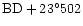 ${\rm BD+23^\circ502 }$
