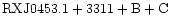 ${\rm RXJ0453.1+3311 +B + C}$
