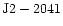 ${\rm J2-2041 }$