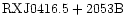 ${\rm RXJ0416.5+2053B }$