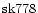 ${\rm sk778 }$