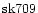 ${\rm sk709 }$