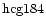 ${\rm hcg184 }$