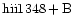 ${\rm hii1348 +B }$