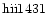${\rm hii1431 }$