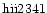 ${\rm hii2341 }$