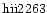 ${\rm hii2263 }$