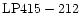 ${\rm LP415-212 }$