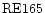 ${\rm RE165 }$