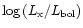 ${\log{(L_{\rm x}/L_{\rm bol})}}$
