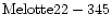 ${\rm Melotte22-345 }$