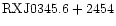 ${\rm RXJ0345.6+2454 }$